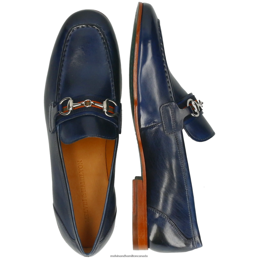 Men Melvin & Hamilton Blue Clive 16 Loafers P4V68P259