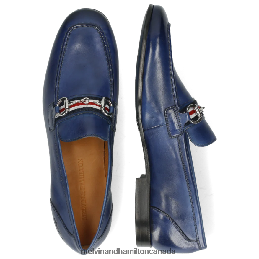 Men Melvin & Hamilton Blue Clive 16 Loafers P4V68P285