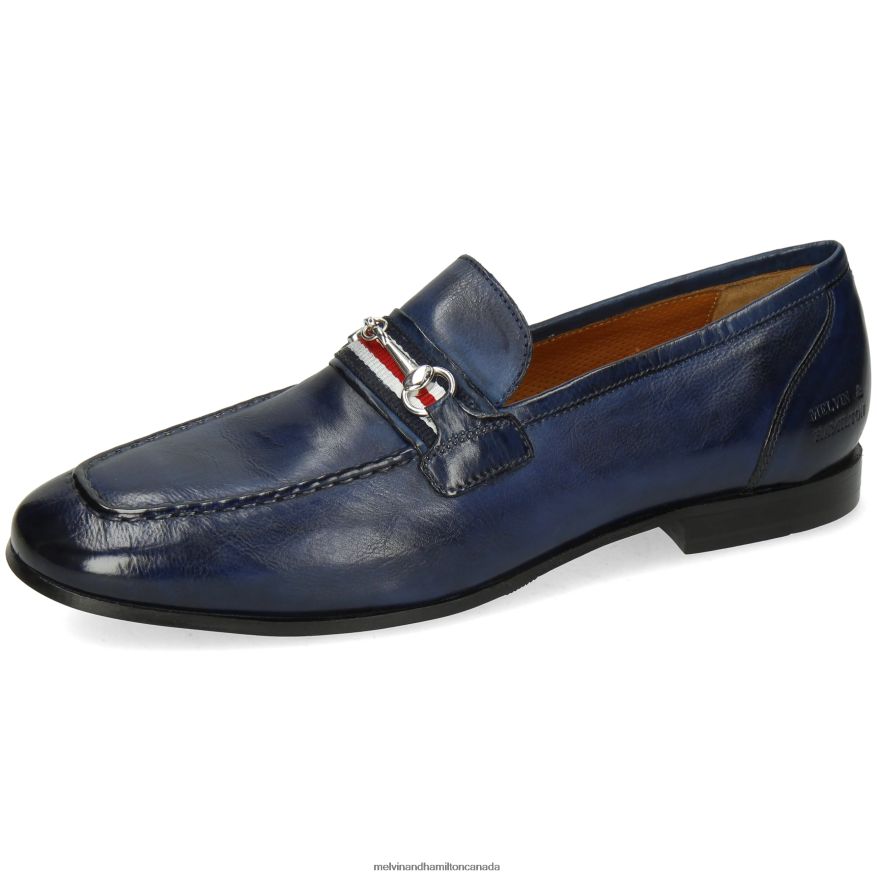Men Melvin & Hamilton Blue Clive 16 Loafers P4V68P299