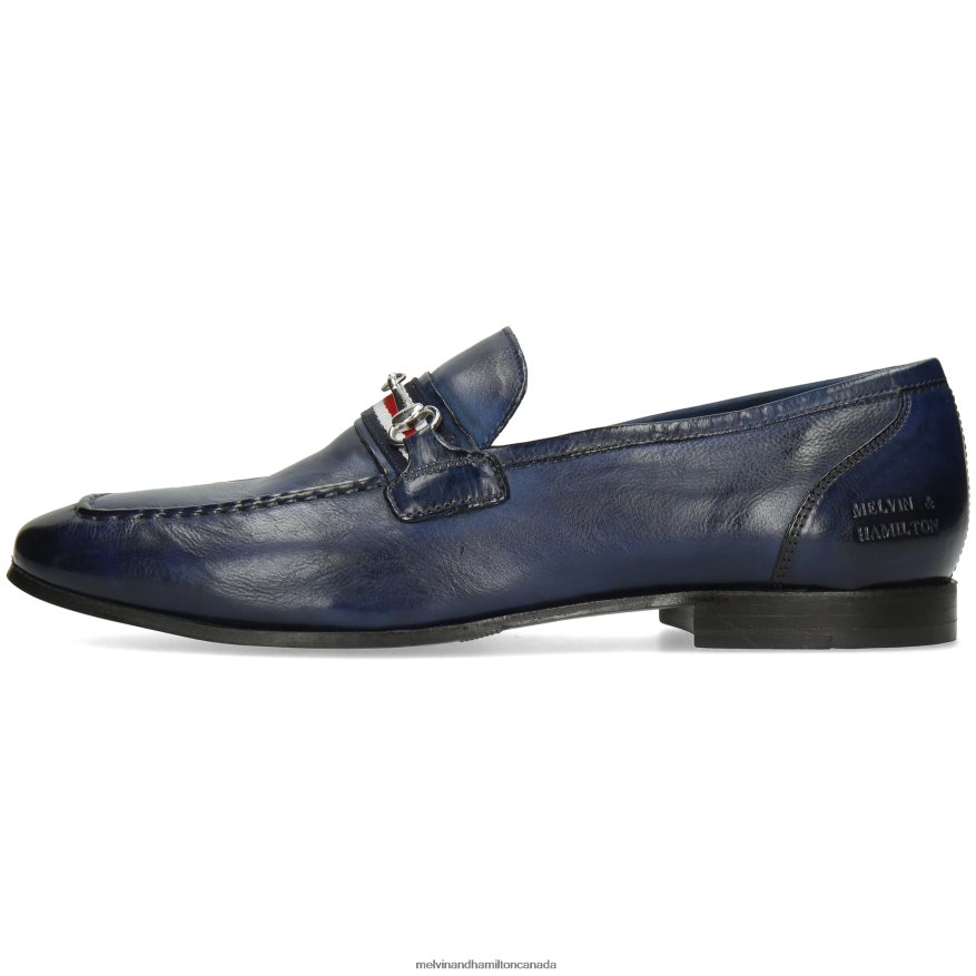 Men Melvin & Hamilton Blue Clive 16 Loafers P4V68P299