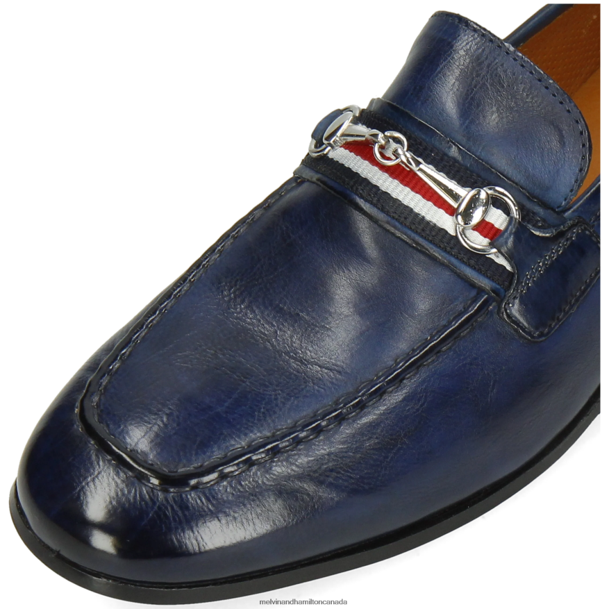 Men Melvin & Hamilton Blue Clive 16 Loafers P4V68P299