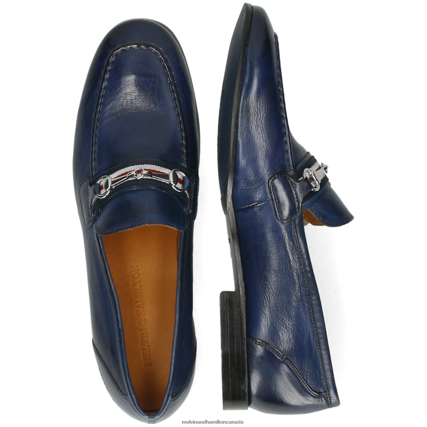 Men Melvin & Hamilton Blue Clive 16 Loafers P4V68P299