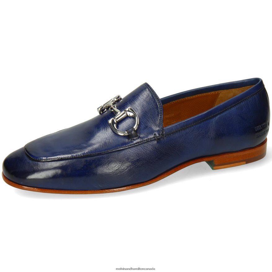 Men Melvin & Hamilton Blue Clive 1 Loafers P4V68P215