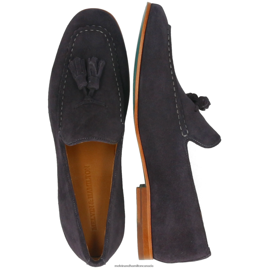Men Melvin & Hamilton Blue Clive 20 Loafers P4V68P231