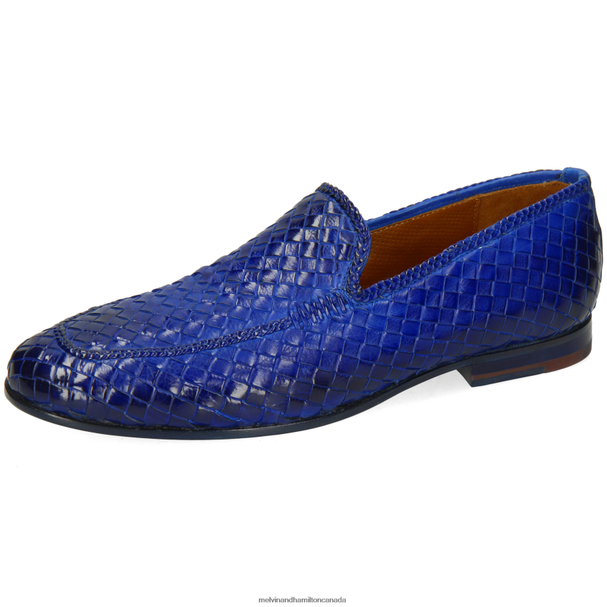 Men Melvin & Hamilton Blue Clive 22 Loafers P4V68P266