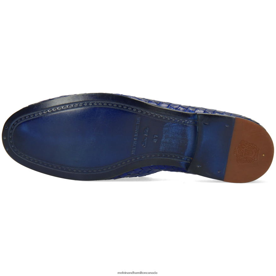 Men Melvin & Hamilton Blue Clive 22 Loafers P4V68P266
