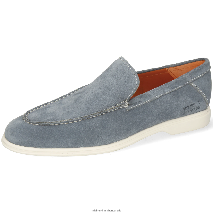 Men Melvin & Hamilton Blue Earl 24 Loafers P4V68P226