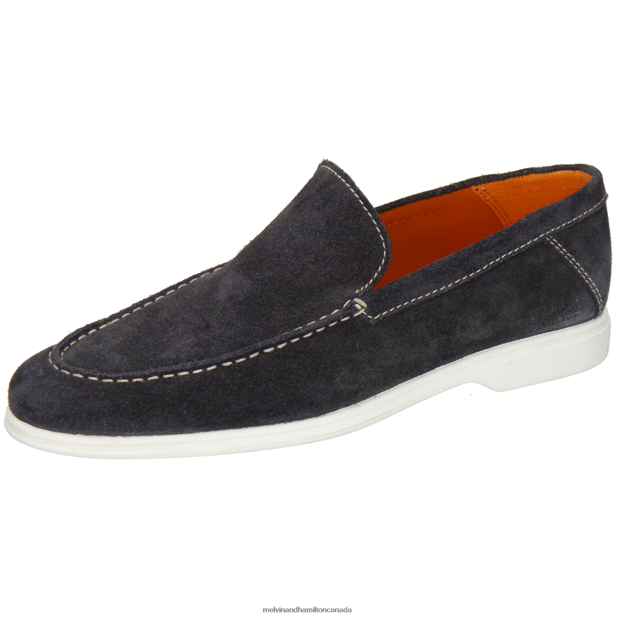Men Melvin & Hamilton Blue Earl 24 Loafers P4V68P249
