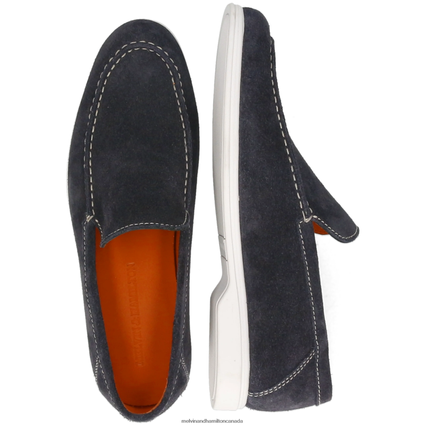 Men Melvin & Hamilton Blue Earl 24 Loafers P4V68P249