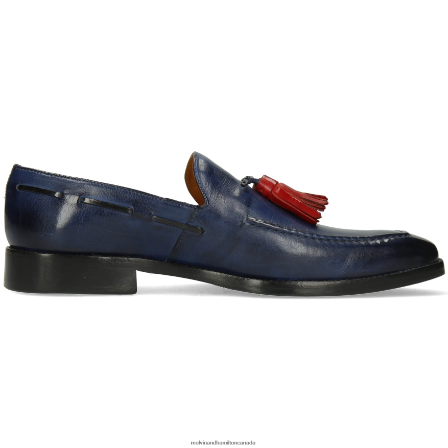 Men Melvin & Hamilton Blue Leonardo 1 Loafers P4V68P296
