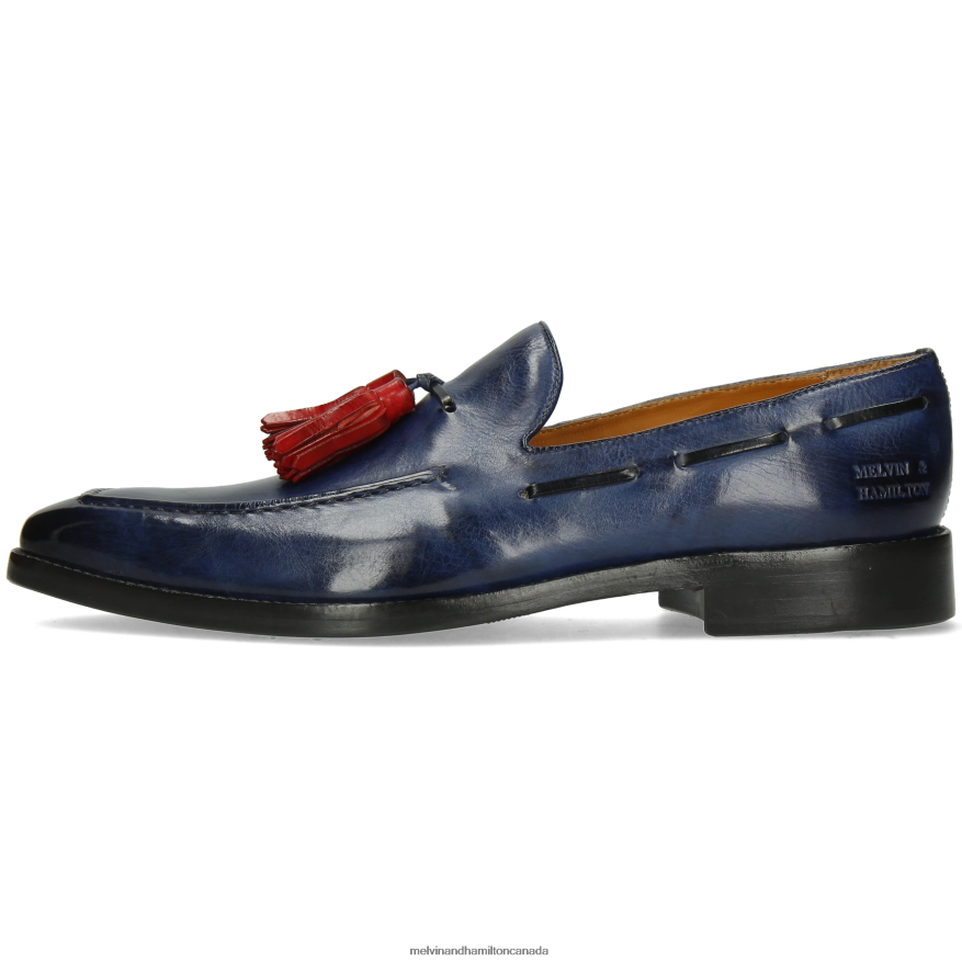 Men Melvin & Hamilton Blue Leonardo 1 Loafers P4V68P296