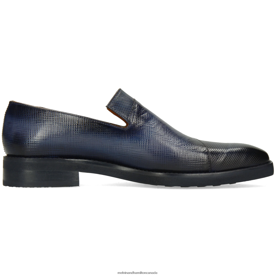 Men Melvin & Hamilton Blue Leonardo 28 Loafers P4V68P274