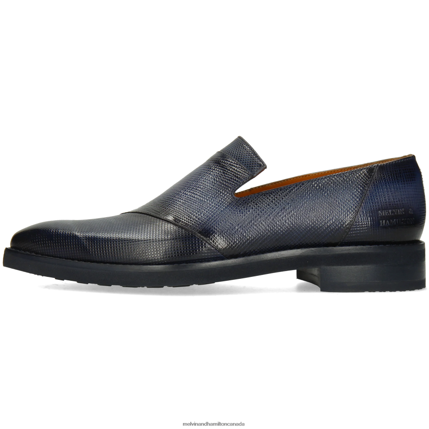 Men Melvin & Hamilton Blue Leonardo 28 Loafers P4V68P274
