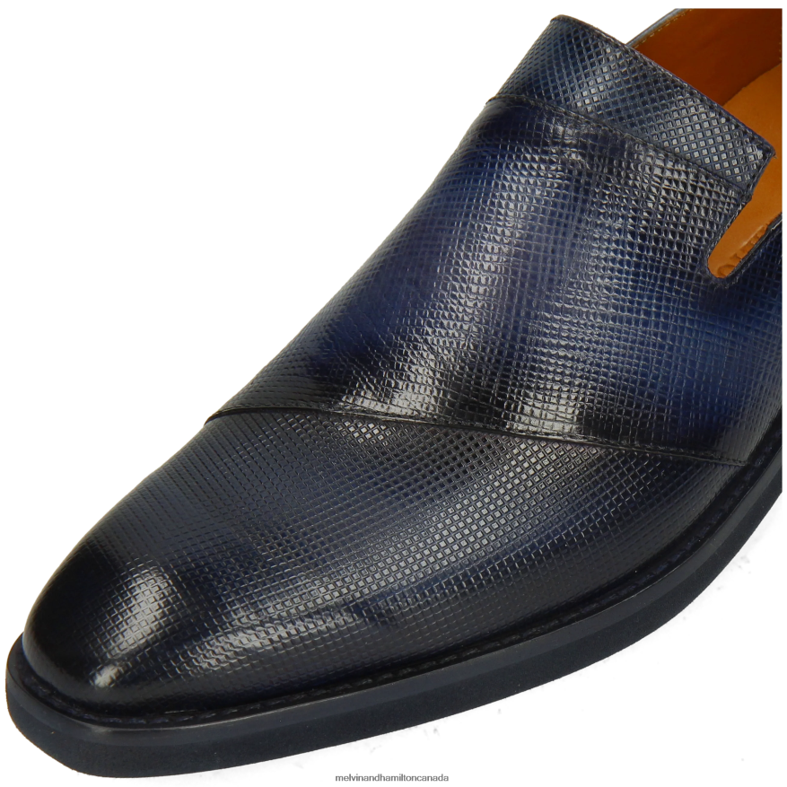Men Melvin & Hamilton Blue Leonardo 28 Loafers P4V68P274