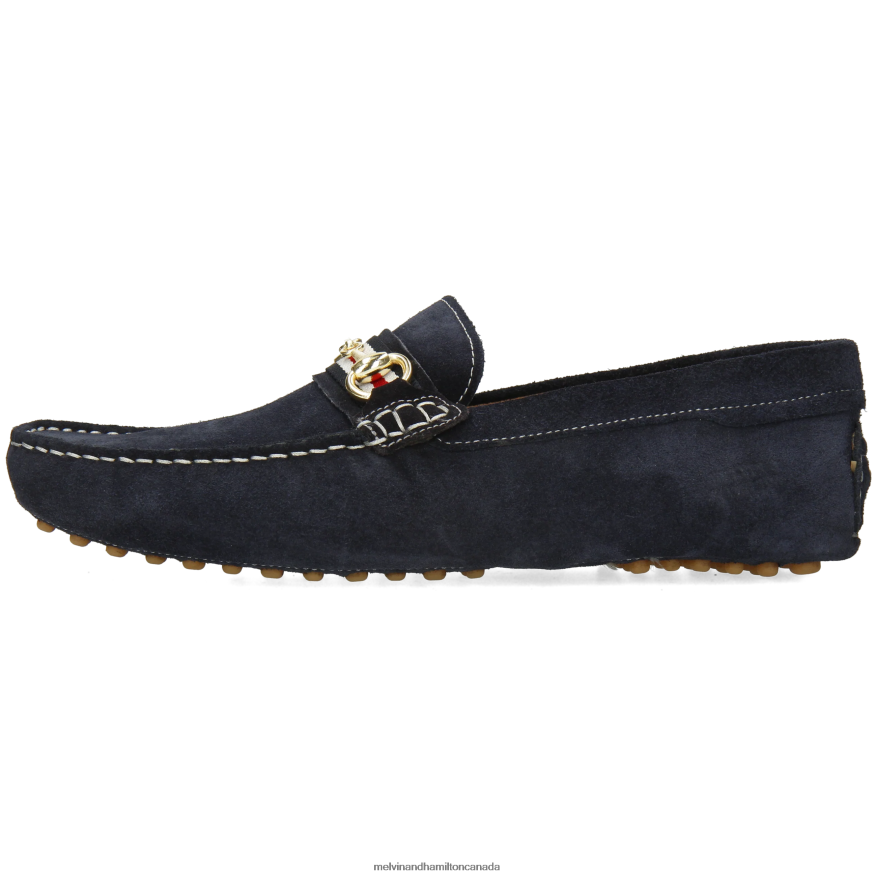 Men Melvin & Hamilton Blue Nelson 16 Loafers P4V68P315