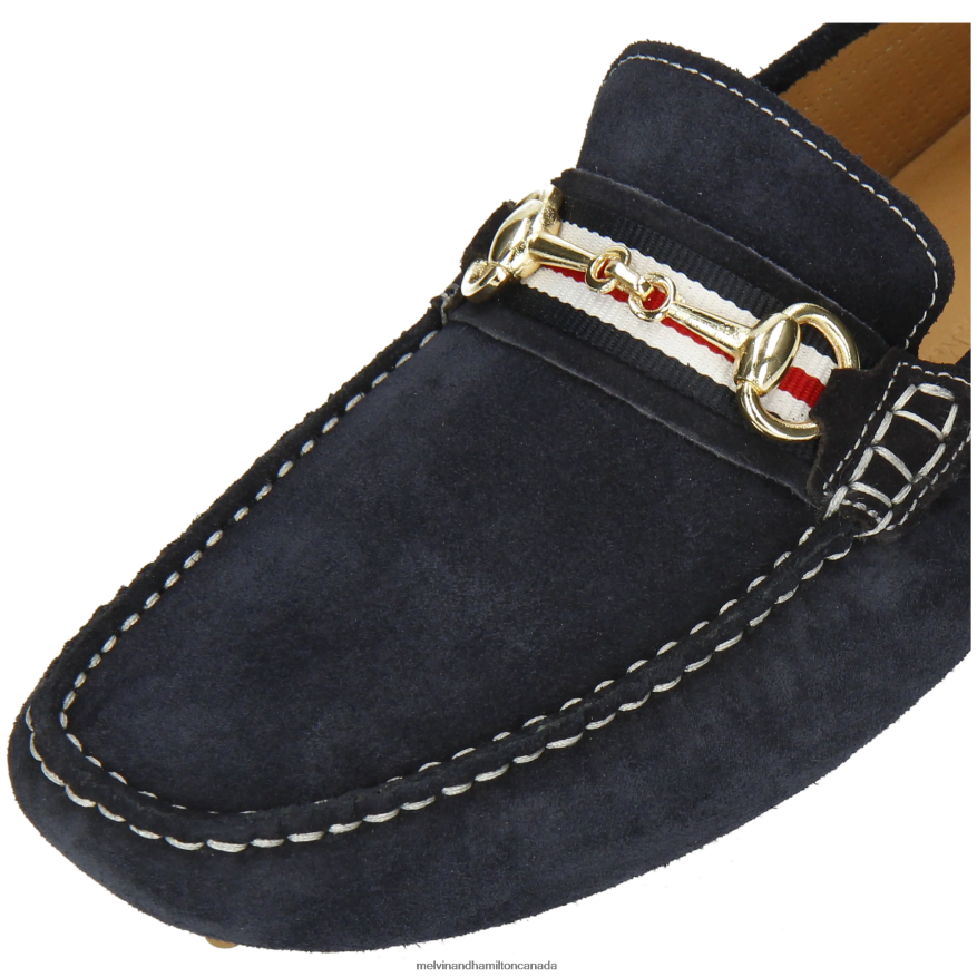 Men Melvin & Hamilton Blue Nelson 16 Loafers P4V68P315