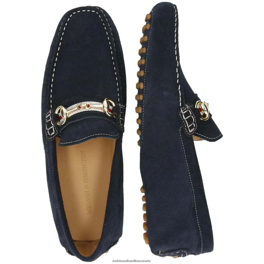 Men Melvin & Hamilton Blue Nelson 16 Loafers P4V68P315