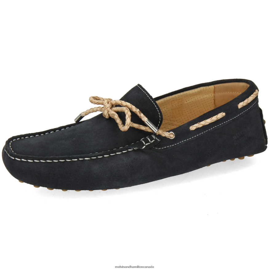 Men Melvin & Hamilton Blue Nelson 3 Loafers P4V68P306