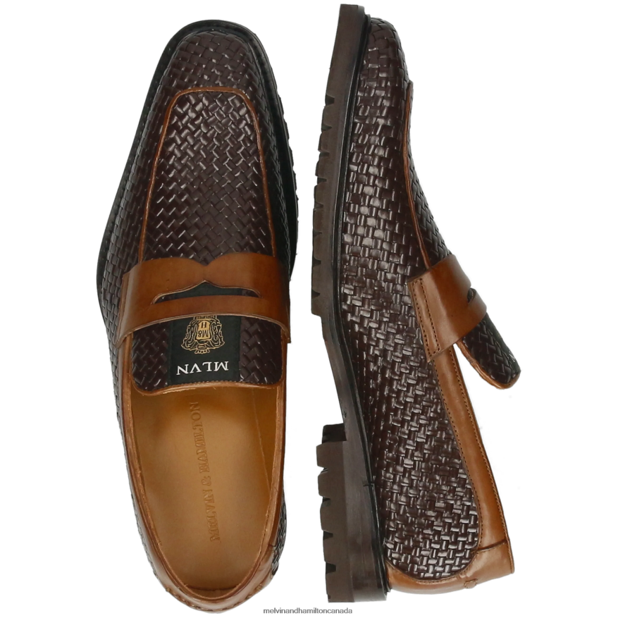 Men Melvin & Hamilton Brown Carlo 5 Loafers P4V68P280