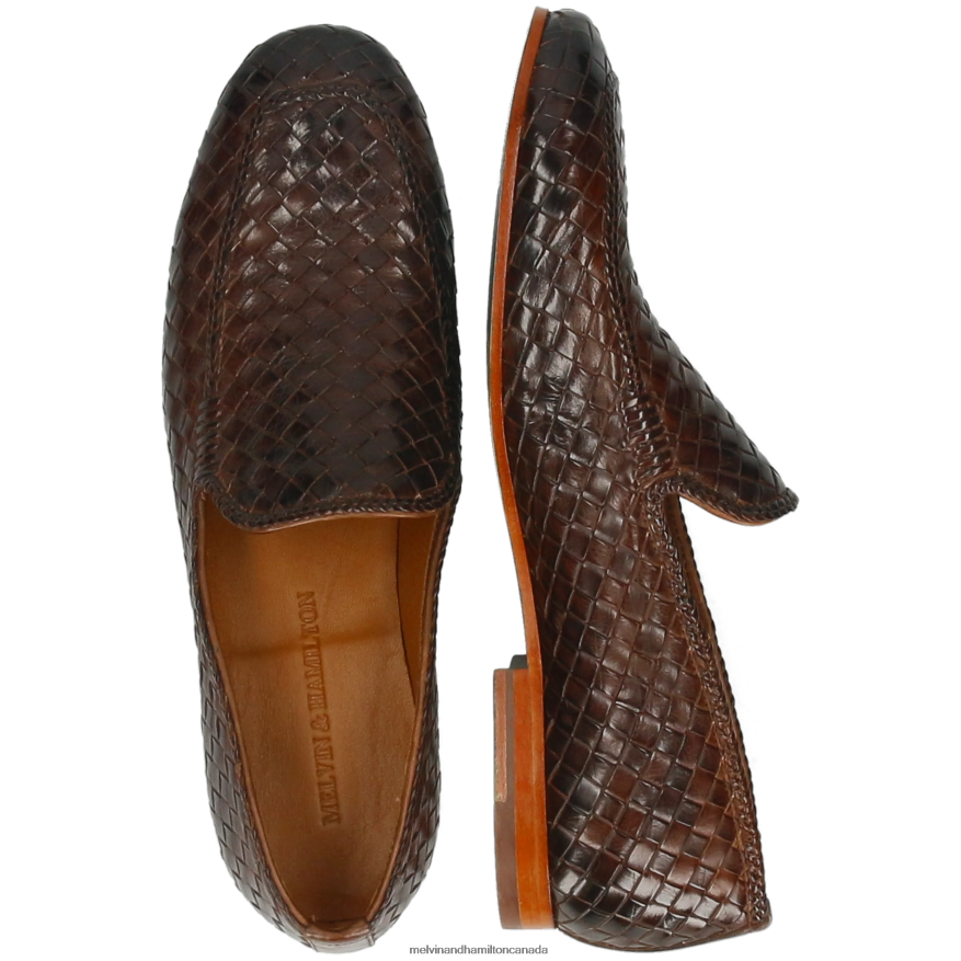 Men Melvin & Hamilton Brown Clive 22 Loafers P4V68P243