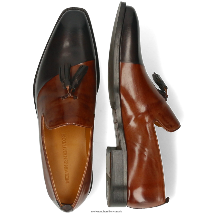 Men Melvin & Hamilton Brown Leonardo 24 Loafers P4V68P221