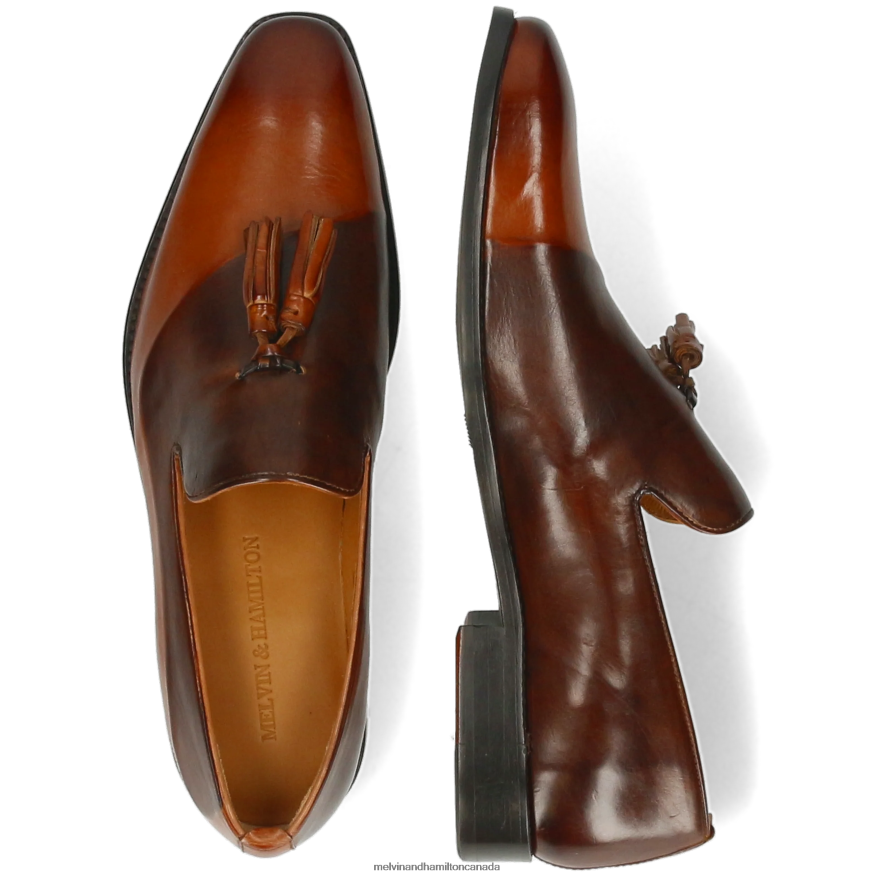 Men Melvin & Hamilton Brown Leonardo 24 Loafers P4V68P258