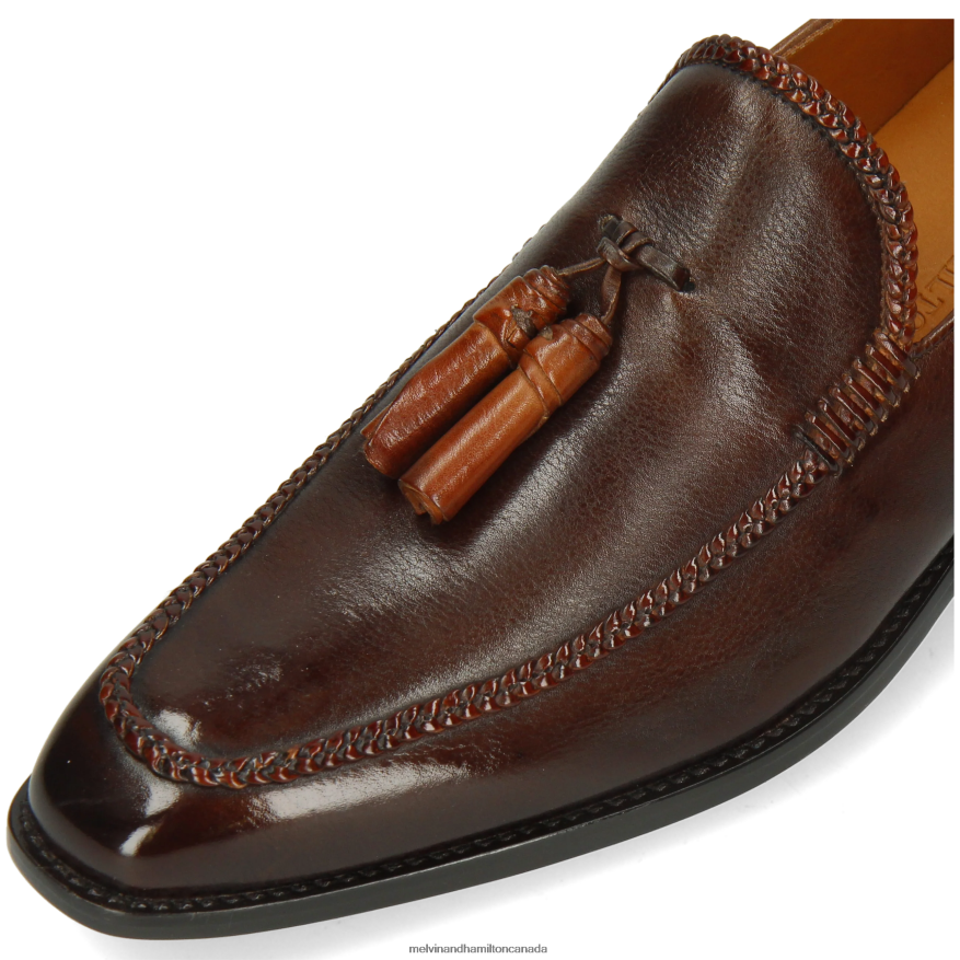 Men Melvin & Hamilton Brown Leonardo 32 Loafers P4V68P262
