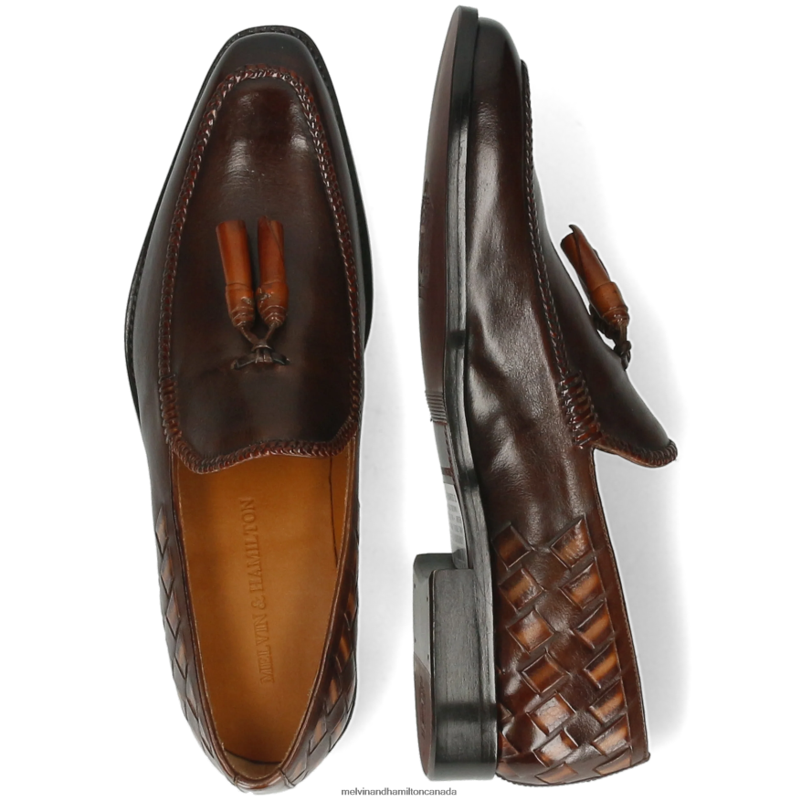 Men Melvin & Hamilton Brown Leonardo 32 Loafers P4V68P262