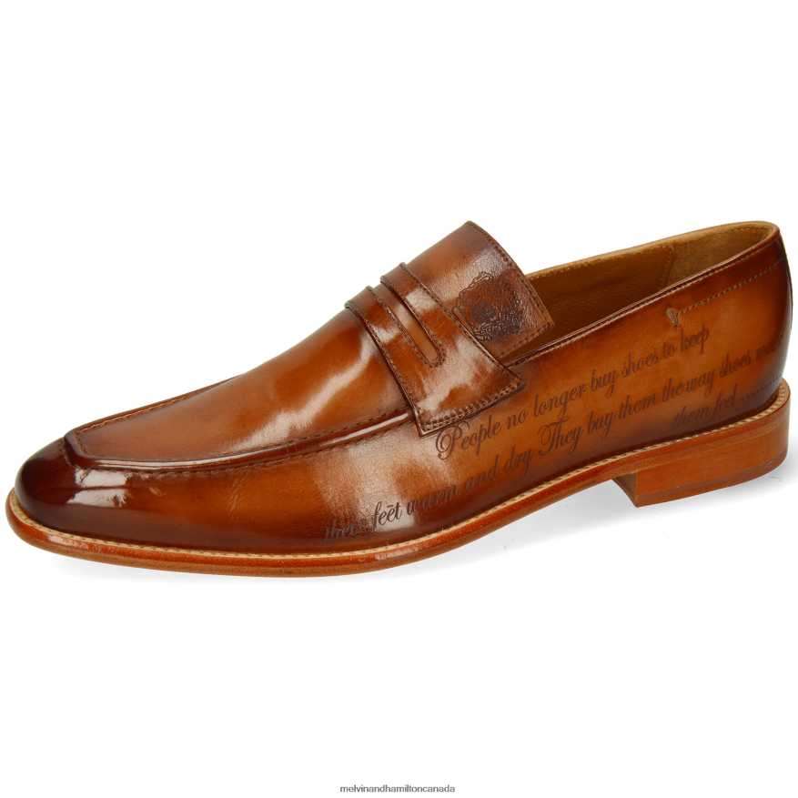 Men Melvin & Hamilton Brown Leonardo 37 Loafers P4V68P214