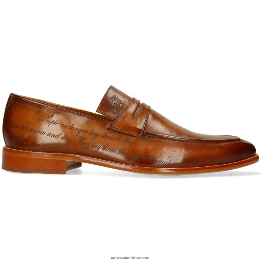 Men Melvin & Hamilton Brown Leonardo 37 Loafers P4V68P214