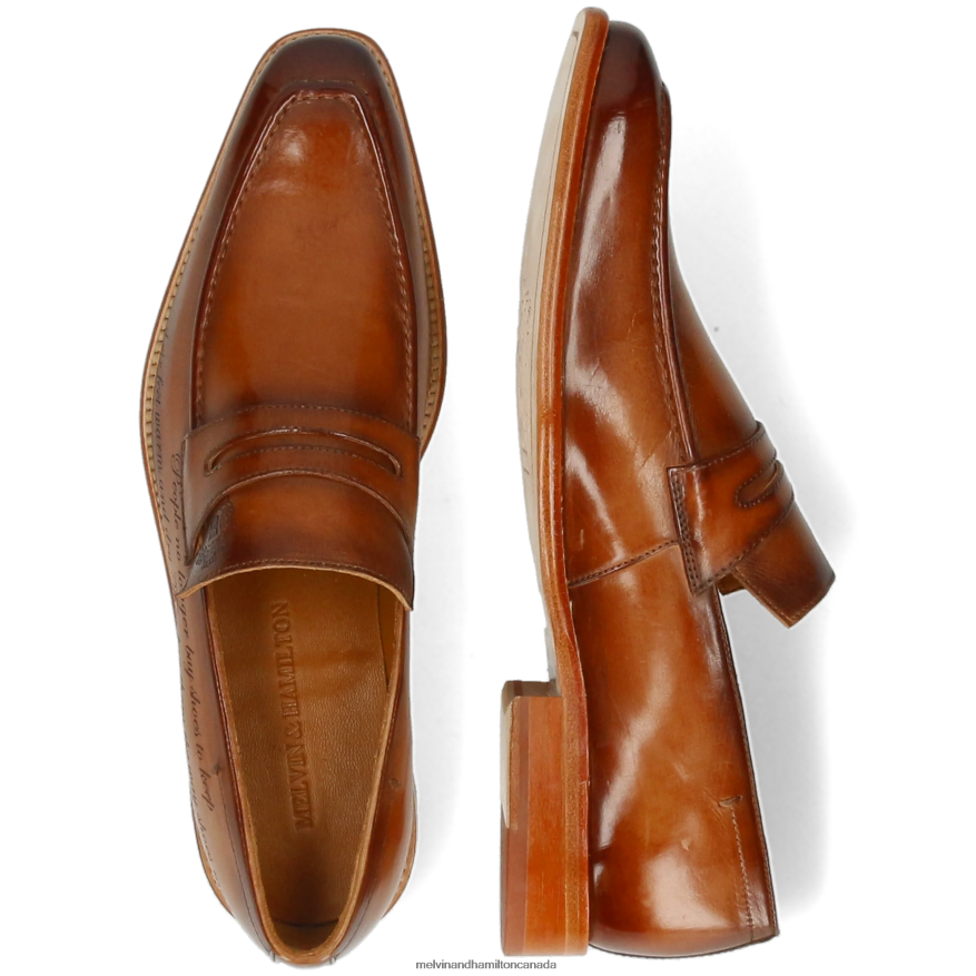 Men Melvin & Hamilton Brown Leonardo 37 Loafers P4V68P214