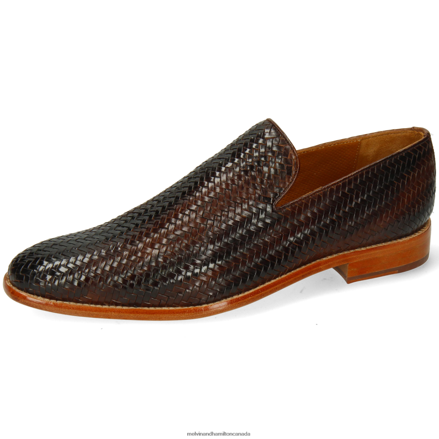 Men Melvin & Hamilton Brown Leonardo 39 Loafers P4V68P219