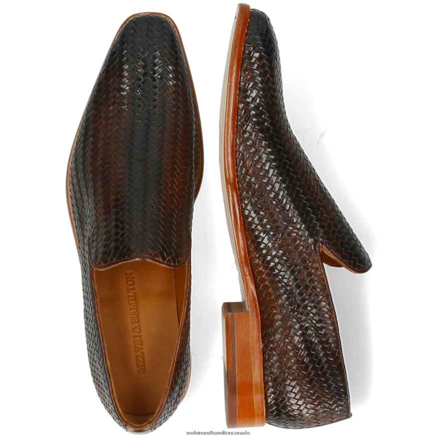 Men Melvin & Hamilton Brown Leonardo 39 Loafers P4V68P219