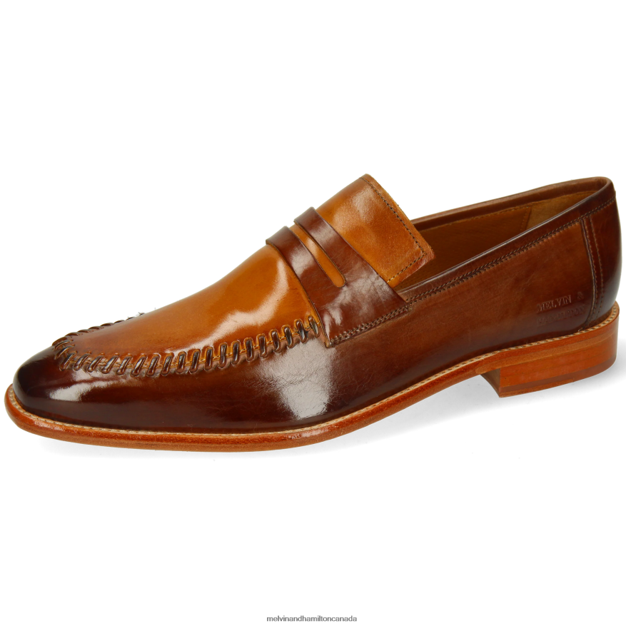 Men Melvin & Hamilton Brown Leonardo 41 Loafers P4V68P264