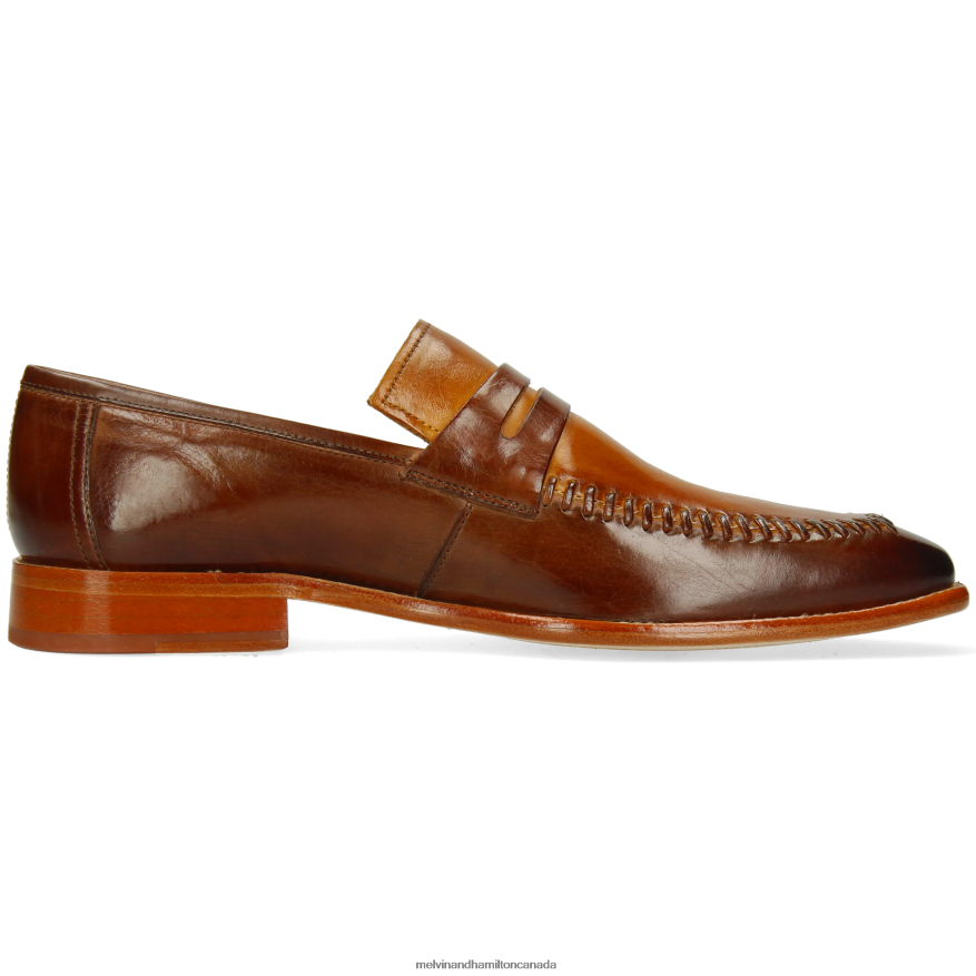 Men Melvin & Hamilton Brown Leonardo 41 Loafers P4V68P264
