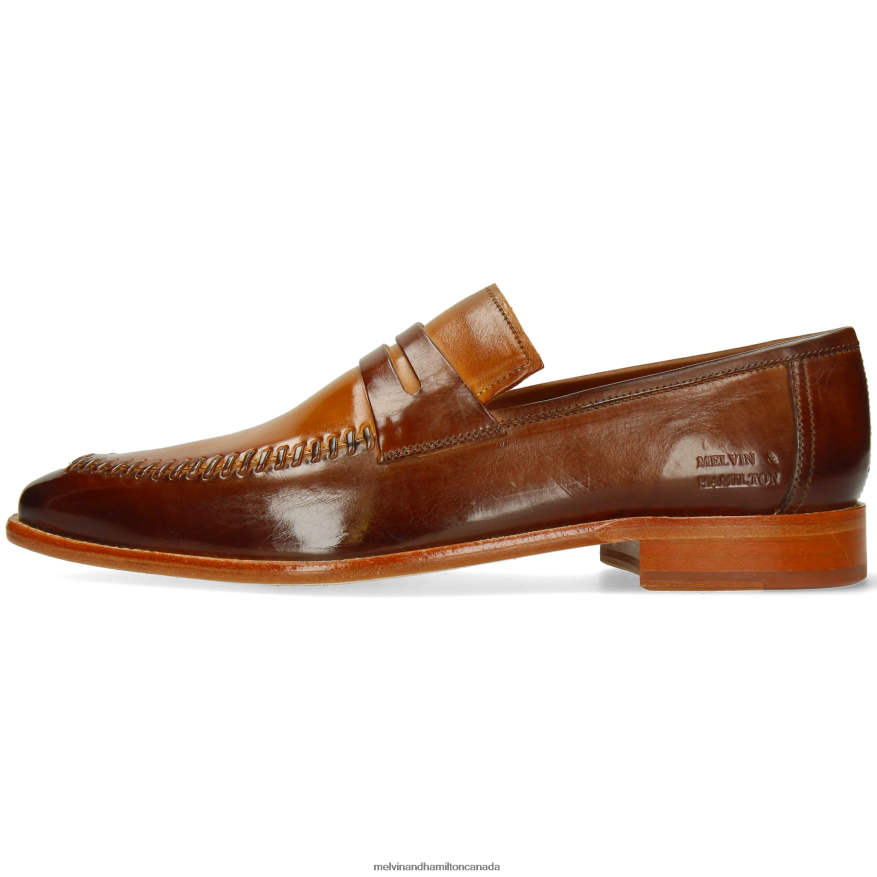 Men Melvin & Hamilton Brown Leonardo 41 Loafers P4V68P264