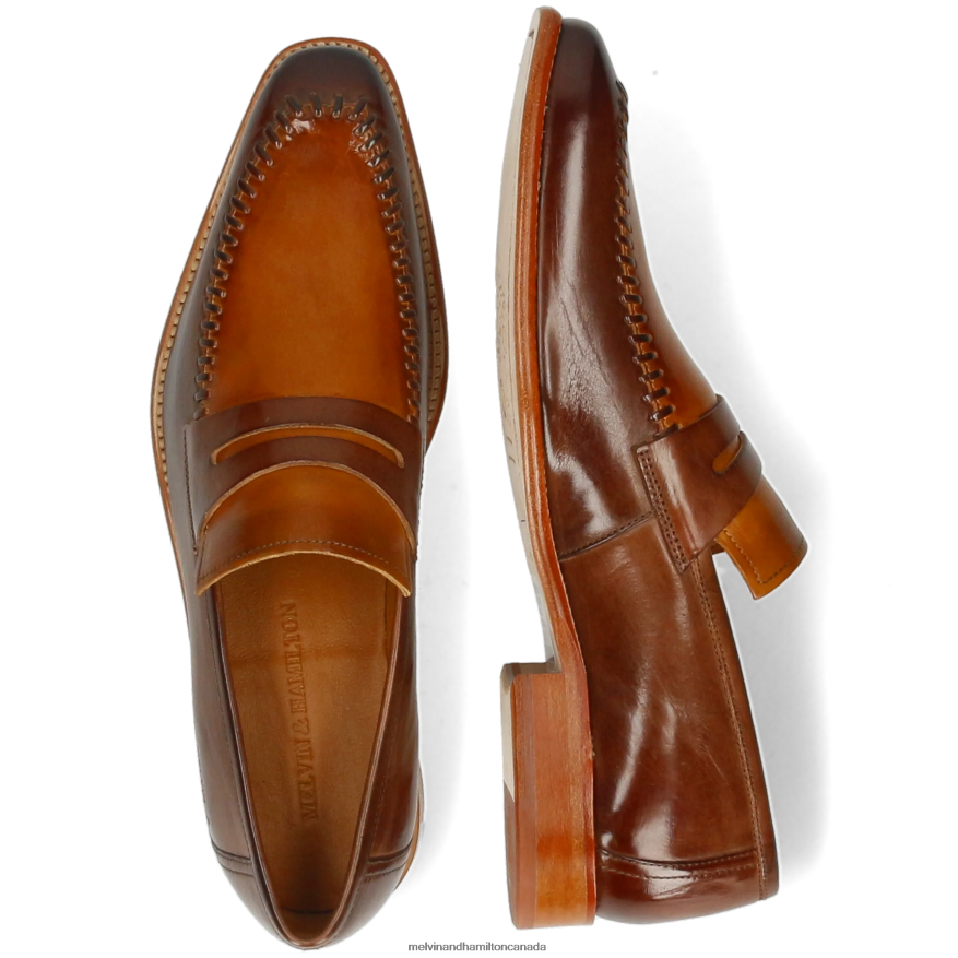 Men Melvin & Hamilton Brown Leonardo 41 Loafers P4V68P264