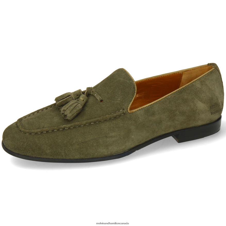 Men Melvin & Hamilton Green Clive 20 Loafers P4V68P222