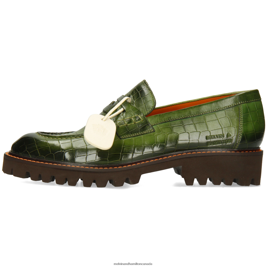 Men Melvin & Hamilton Green Pierce 9 Loafers P4V68P265