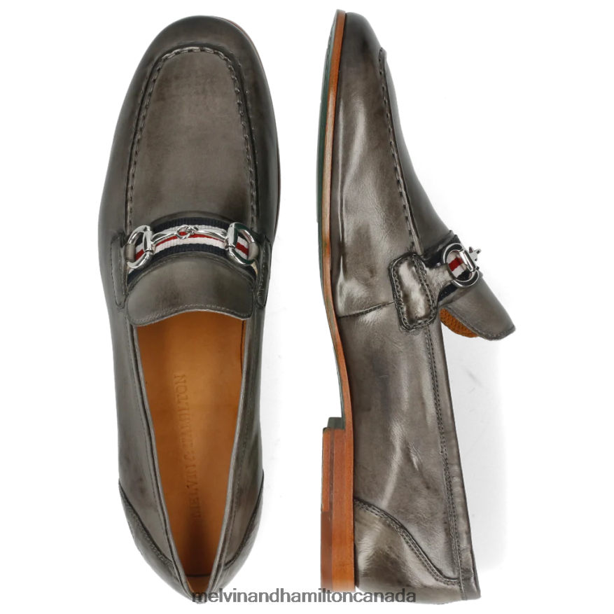 Men Melvin & Hamilton Grey Clive 16 Loafers P4V68P307
