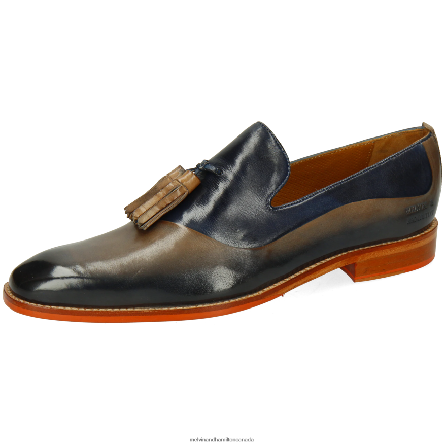 Men Melvin & Hamilton Grey Leonardo 24 Loafers P4V68P244