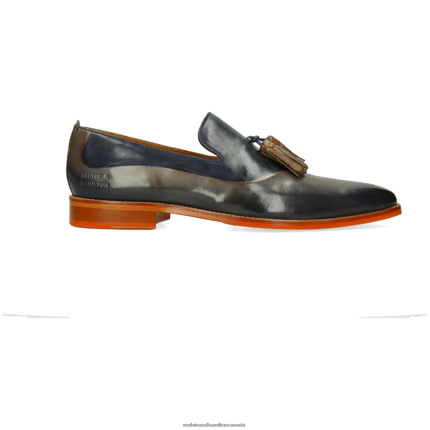 Men Melvin & Hamilton Grey Leonardo 24 Loafers P4V68P244