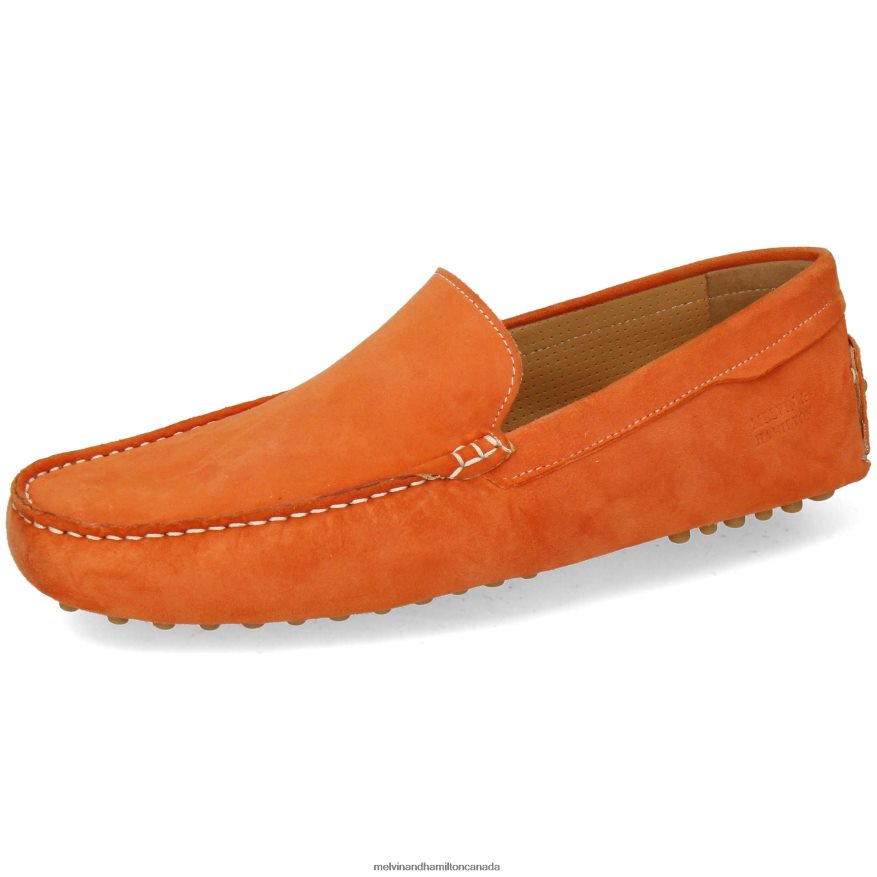 Men Melvin & Hamilton Orange Nelson 1 Loafers P4V68P322