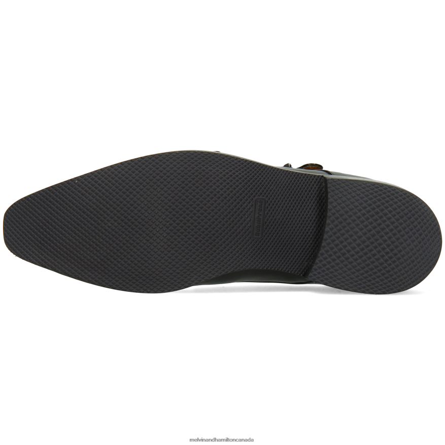 Men Melvin & Hamilton Black Freddy 1 Monk Shoes P4V68P329