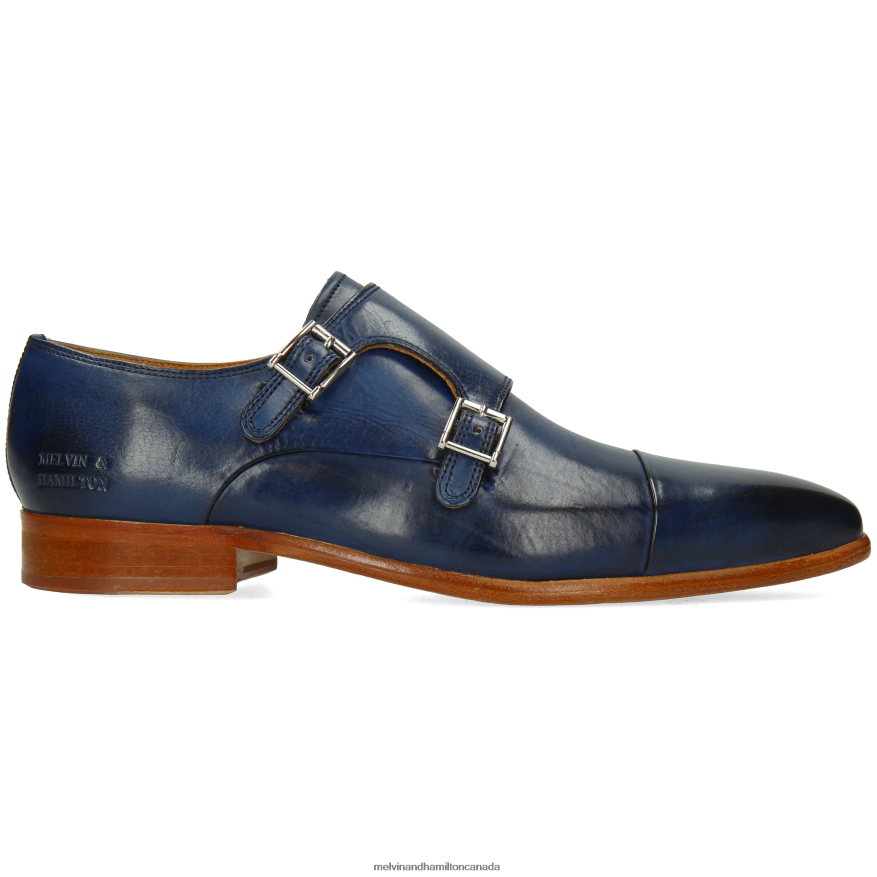 Men Melvin & Hamilton Blue Lance 1 Monk Shoes P4V68P326