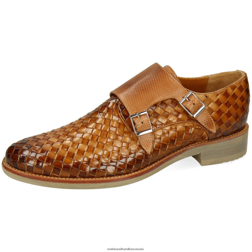 Men Melvin & Hamilton Brown Clint 36 Monk Shoes P4V68P335