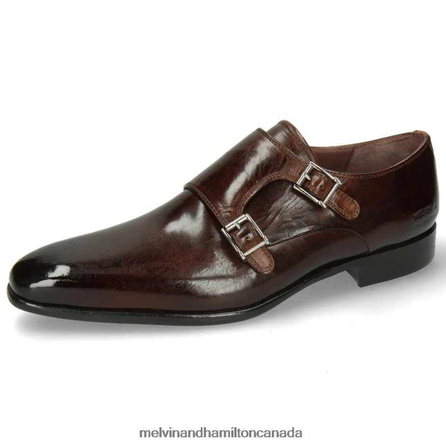 Men Melvin & Hamilton Brown Lance 10 Monk Shoes P4V68P349