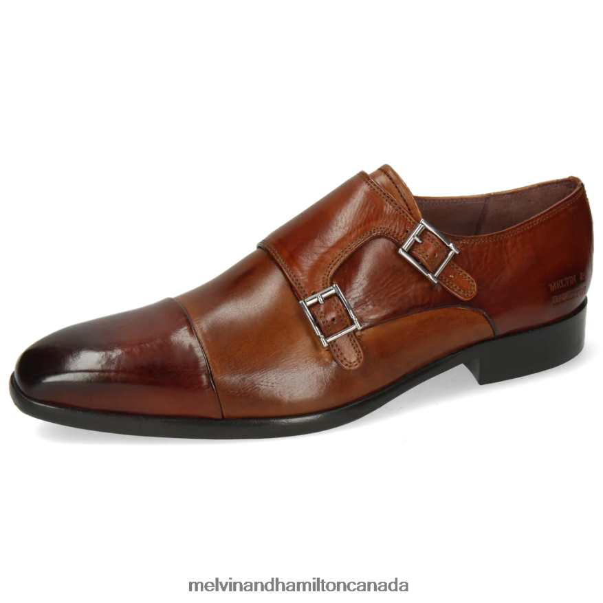 Men Melvin & Hamilton Brown Lance 1 Monk Shoes P4V68P344