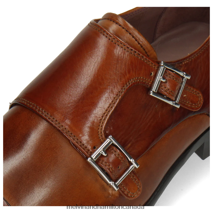 Men Melvin & Hamilton Brown Lance 1 Monk Shoes P4V68P344