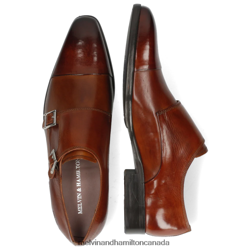 Men Melvin & Hamilton Brown Lance 1 Monk Shoes P4V68P344